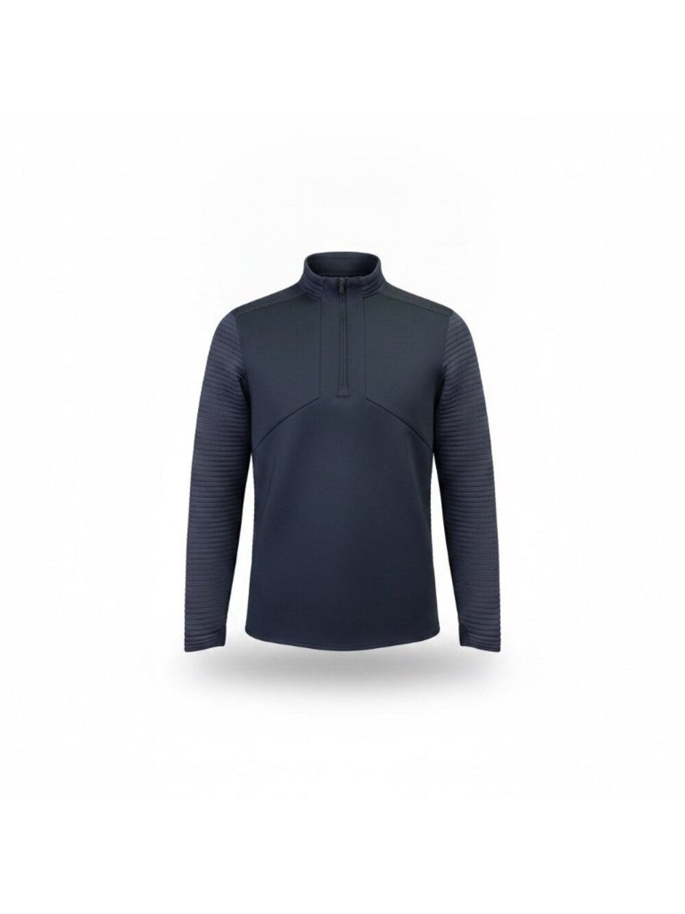 Under Armour Mens Black Long Sleeve ColdGear Golf Mock Neck Sweatshirt Size L